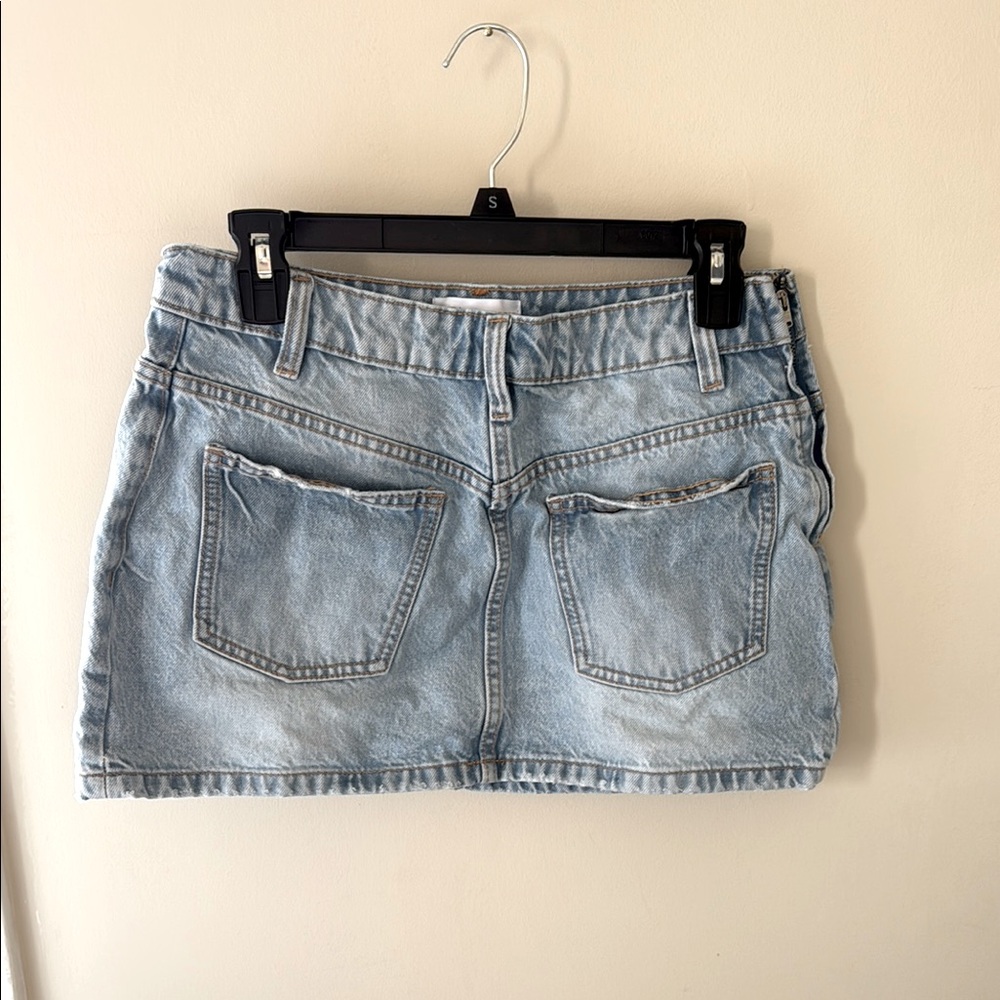 Zara Blue Mini Skirt Casual Denim